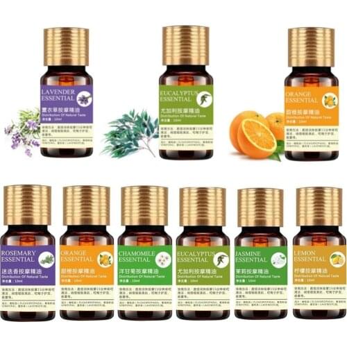 100% Pure Essential Oils For Aromatherapy Diffusers Natural Essential Oil Skin Care Lift Skin Plant Fragrance Oil Massage Oil