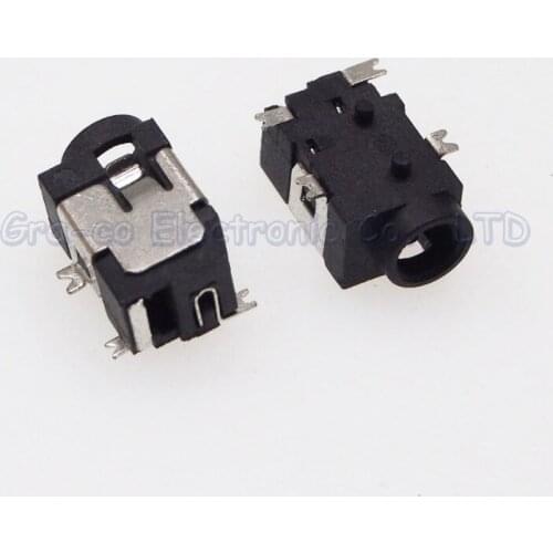 100pcs DC031A 3.5*1.3mm DC Power Jack Connector 4 SMD Foot