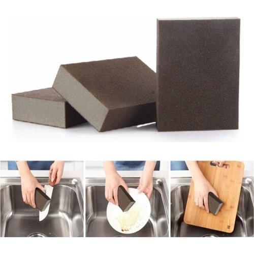 2pcs Silicon Carbide Melamine Nano Magic Sponge Fine Tool Carborundum Washing Kitchen Cleaner Cleaning Sponge Brush