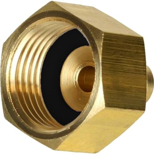 Freon R134A Auto Car Air Conditioner Adapter Refrigerants Bottle Adapter For R134A W21.8 To 1/4'' SAE Quick Coupler Connector