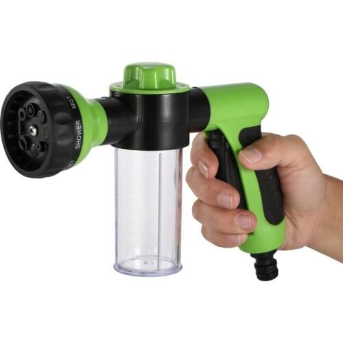 Car wash water gun Garden outdoor garden plastic high pressure durable watering gun with foam pot