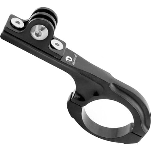 BGNing Aluminum Bicycle Motorcycle Handlebar Holder Clamp Mount Support Bracket Adapter 30-31.8mm for Gopro Hero 4 3 3+ 2 Camera