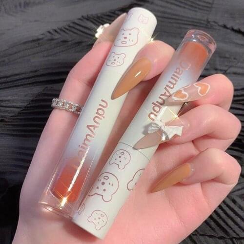 Lip Gloss Makeup Waterproof Matte Lipstick New Long Lasting Moisturizing Smooth Korean Cosmetics Maquillaje TSLM1