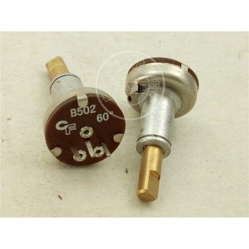 CF B502 B5K Potentiometer Model Airplane Remote Control 60 Degrees Handle Length 19MM （5 pieces
