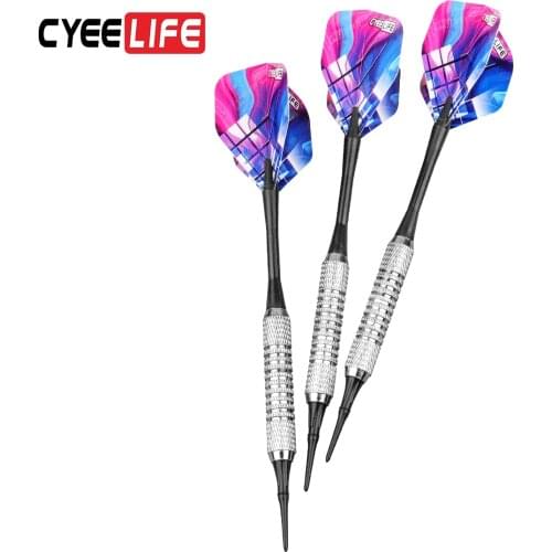 CyeeLife 16g soft tip darts Standard Flights nylon shafts Safe and durable home entertainment