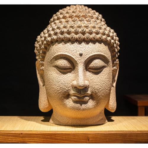 Ornaments For Home Buddha Statue Arts And Crafts Living Room Decoration Resin Statue Zen Meditation Spiritual Merciful Handwork