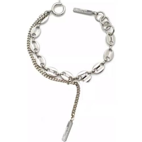 Justine Clenquet Bracelet Summer New European and American Fashion Punk Metallic Pig Nose Chain Female Bracelet