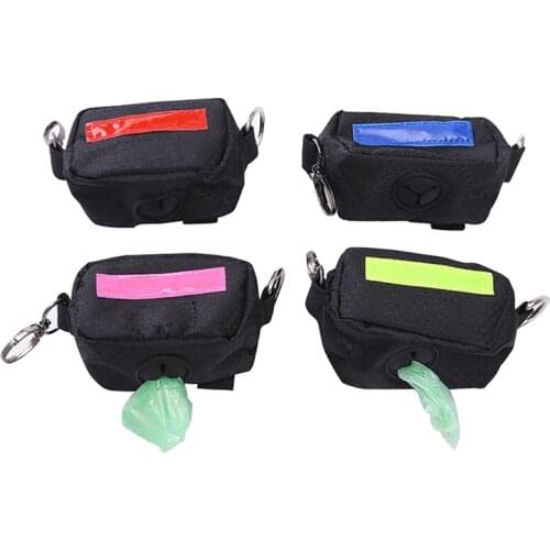 Earth-Friendly Pet Dog Poop Bags Dispenser Dog Waste Bags Dog Pooper Outdoor Portable Pick Up Poop Bag Holder Bag Pouch