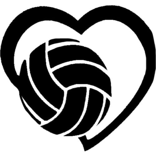 Fuzhen Boutique Decals Exterior Accessories Lovely Sports Volleyball Decor Car Modelling Stickers Vinyl Motorcycle Decal