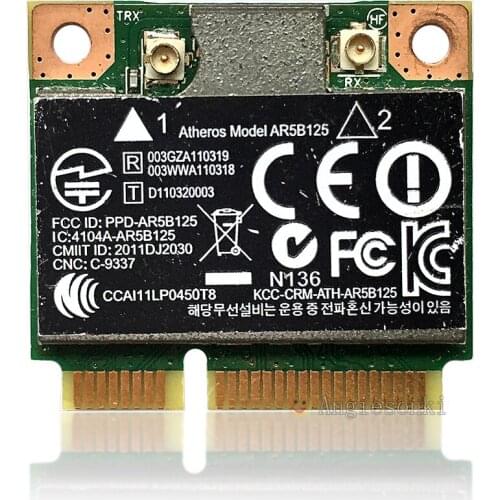 WIFI WLAN Card AR9435 / AR5B125 Wireless mini PCI-E 802.11 n 675794-001 670036-001 for Atheros Hp 2000-2B 14 15 15-B dv7-7000