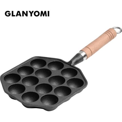 14 Cavities Takoyaki Pan Takoyaki Maker Octopus Small Balls Baking Pan Home Cooking Tools Kitchenware Supplies