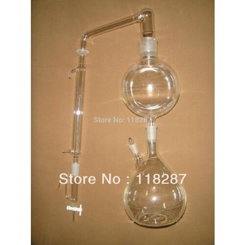 Essential Oil Steam distillation kit,Only include the whole glassware