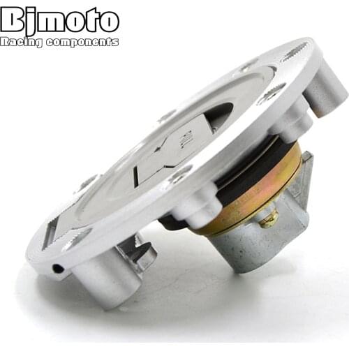 Motor Fuel Gas Tank Cap Cover with Key For Yamaha XJR1300 XJR400 XJ6 XJ6F XJ6N XVS1300CU XVS1300 Custom XVS1300A Midnight Star