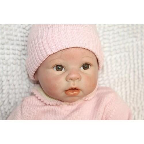 Top Reborn Baby 55 cm Realistic Doll Pink Cute Full Set High Art creative Mom Kid Toy Christmas gift Celebration