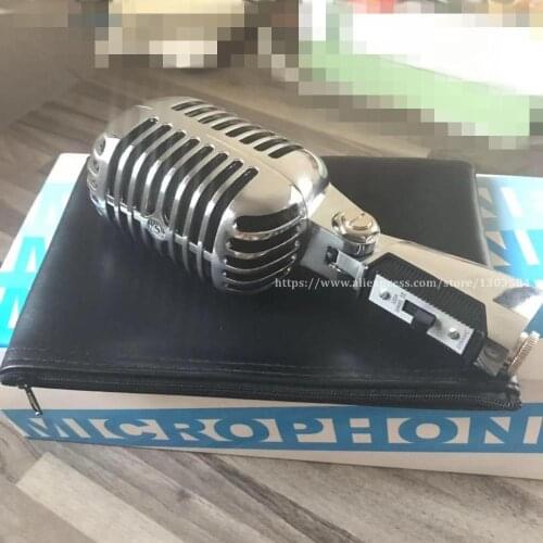 Metal Professional 55 sh II classic retro nostalgia microphone 55SH classical swing Professional Dynamic Wired Microphon