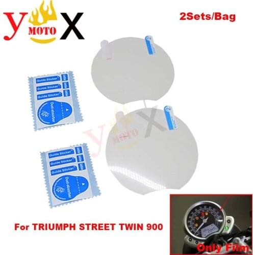 Motorcycle TPU Speedometer Instrument Dashboard Cluster Scratch Panel Screen Protection Film For TRIUMPH STREET TWIN 900