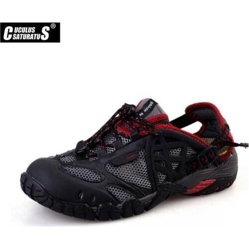 Cuculus Men Outdoor Sneakers Breathable Hiking Shoes Big Size Women Outdoor Hiking Sandals Male Trekking Trail Water Sandals 802