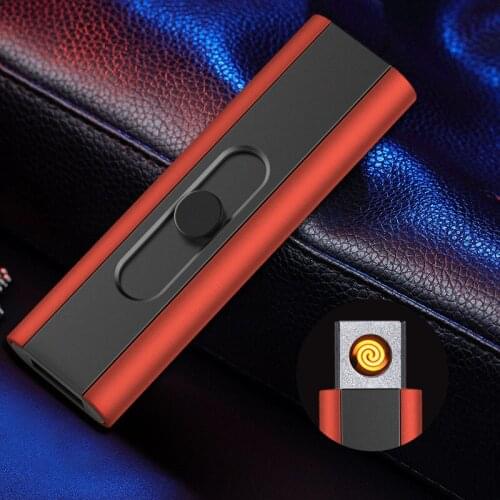 Heating Wire Lighter Portable Mini Rechargeable Usb Charging Electric Lighter Gadgets for Men Smoking Accessories Lighters