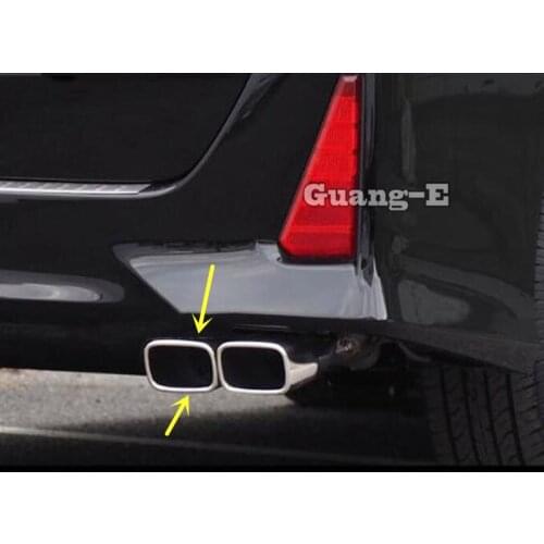 Car Cover Muffler Rear Back End Pipe Dedicate Exhaust Tip Tail Outlet For Toyota Noah Voxy 80 Series 2014 2015 2016 2017 2018