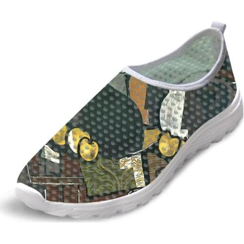 New Cushioning Male Summer Causal Flats Shoes Man Sneakers Mesh Trendy Shoes Colored Oil Painting Art Print Man Leisure Shoes