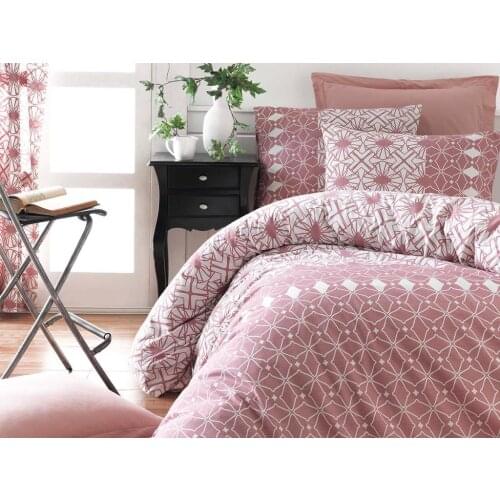 Alize 100 Cotton Double Duvet cover set Pink