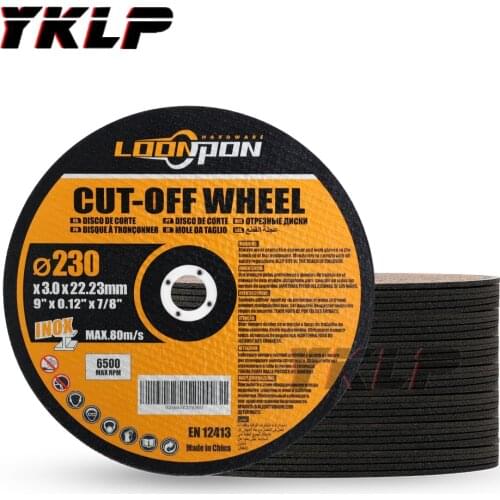 230mm Resin Cutting Disc Grinding Metal Wheel Cut Off Blade for Angle Grinder Metal & Stainless Cutting 1-5PC