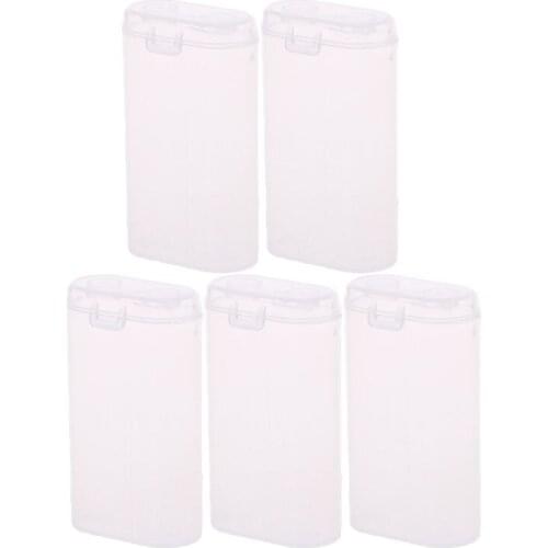 Durable 5pc 2X18650 Battery Holder Case 18650 Battery Storage Box Rechargeable Battery Power Bank Plastic Cases