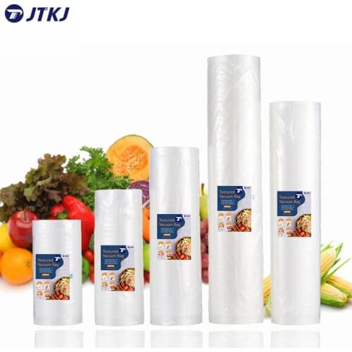 JTKJ Transparent Texture Vacuum Bag Vacuum Sealer Bags Kitchen-Storage For Food Ampuole Packaging вакумные пакеты для еды