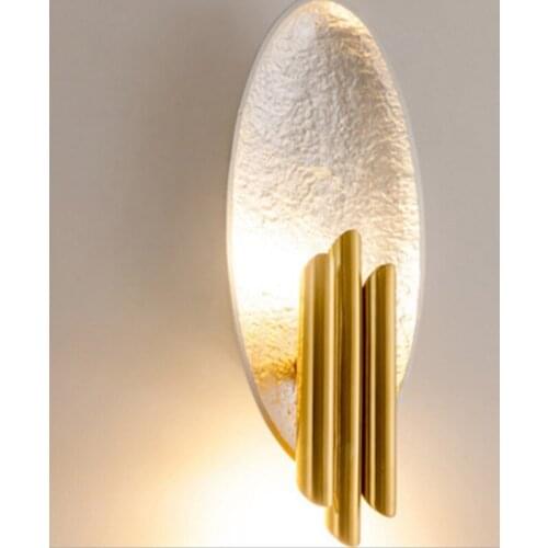 Modern led Wall Lamps minimalist living room creative wall lamp Nordic bedroom bedside aisle corridor stairwell wall light бра