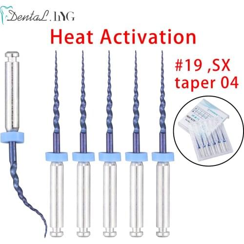 SX Dental Super Files Blue Endondontic Root Canal NITI Files Heat Activation Instruments Engine Use Rotary Files Dentist Tool