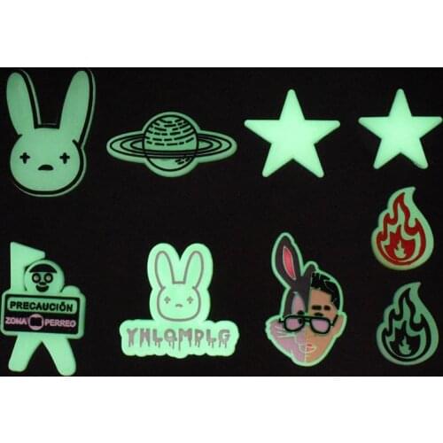 Luminous Bad Rabbit Rabbit Planet PVC Shoes Glamour Luminous Star Glowing Shoes Accessories