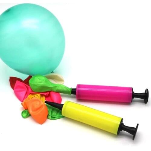 Balloon Pump Balloon Accessories Hand Push Plastic Inflator Air Pump Portable Useful Party Supplies Balloon Decoration Tools