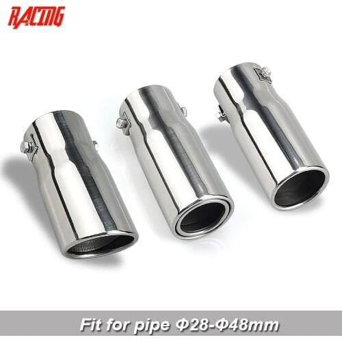 1Car exhaust pipe Outlet 63.5mm modified stainless steel decorative tail pipe