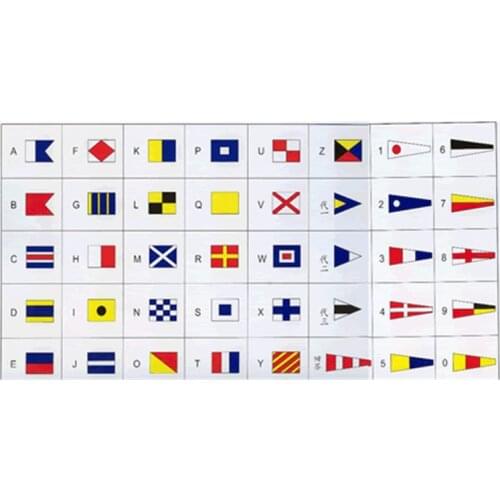 International language marine nautical signal flags sizes 500x350 (NO4 )