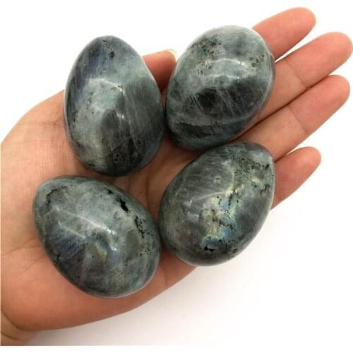 Beautiful 1PC Natural Labradorite Egg Crystal Mineral Healing Crystals Gemstone Specimen Home Decor Gifts Natural Quartz Crystal
