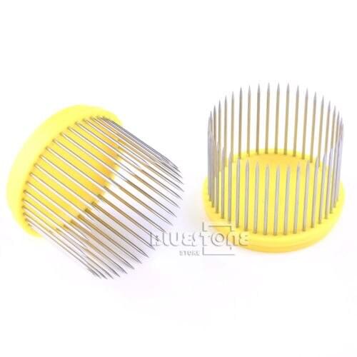 2pcs Yellow Beekeeping Tool Stainless Steel Needle Cages For Queen Bees New