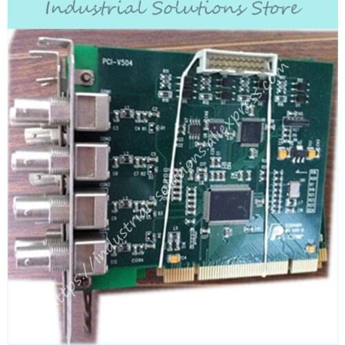 4 Channel Video Color Monochrome Image Identification Card 32 PCI-V504 Image Card 100% TESTED OK
