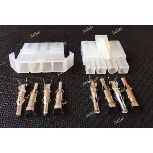 4 Pin 4 Way Female And Male Big Tamiya Connector Kits Large Tamiya L6.2 Socket Plug 6.2MM