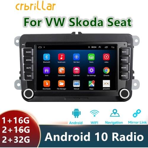 2Din Android Car Radio GPS Navigation 7 Inch Car Multimedia Player For VW/Volkswagen/Golf/Passat/SEAT/Skoda/Polo Car Accessories