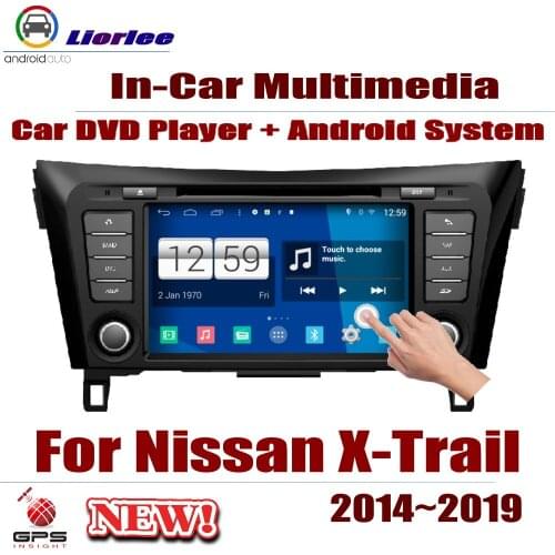 Car Android System 8 Core A53 Processor IPS LCD Screen For Nissan X-Trail (T32) 2014-2019 Radio DVD Player GPS Navigatio