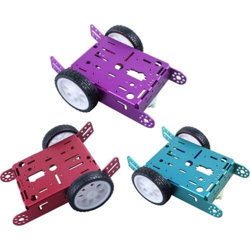 2021 DIY Smart Robot Car Chassis 2WD Aluminum Alloy Car Chassis For Arduino