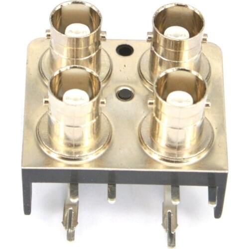 10 Pieces BNC female Jack for PCB board bend welding RF coax connector