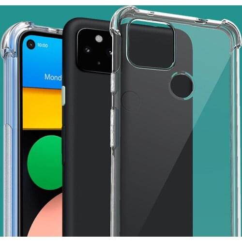 IMAK Crystal Case 360 Protect for Google Pixel 5A 5G Phone Cover Transparent Clear Back Panel Funda Pixel 5 A A5 Shockproof Para