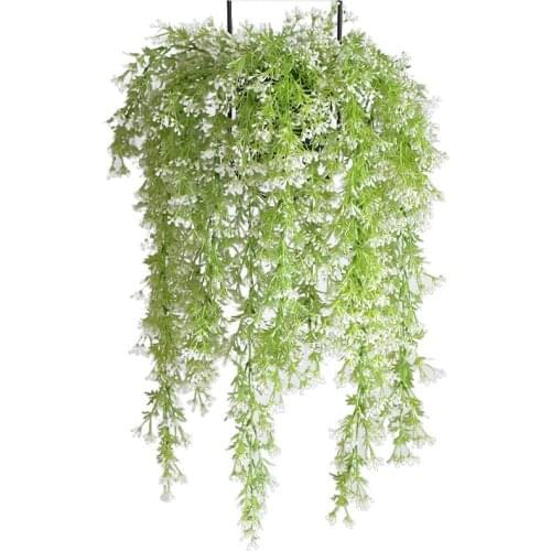 Artificial Green Plants Hanging Ivy Leaves Fake Flowers Vine Christmas Home Garden Wall Party Wedding Decoration
