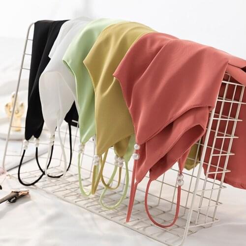 M-4XL Pearl Beading Sleeveless Chiffon Vest Summer Woman Tank Tops Female Blouse Basic Tops Halter Top Black Shirts Larger Size