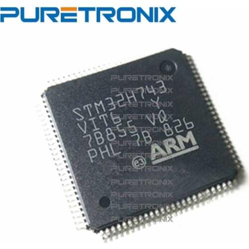 STM32H743VIT6 STM32H7 Microcontroller IC 32-Bit 480MHz 2MB FLASH 100-LQFP original new