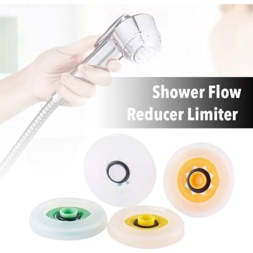 4PCS Shower Head Flow Control Valve Set Silicone HA Series Top Spray Shower 4 Points Water Saver Device Flow Reducer Limiter New