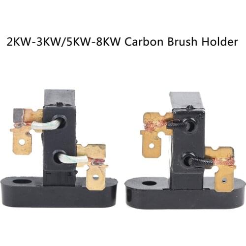 Latest 2pcs Carbon brush holder for 2KW-3KW 5KW-8KW Gasoline Generator