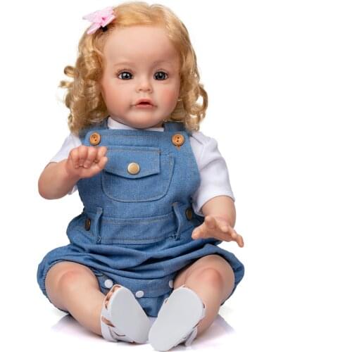 Bebes 60CM Top Quality Reborn Toddler Girl 3Month Real Baby Size Sue-sue Hand-Detailed Painting 3D Skin Tone Collectible Art