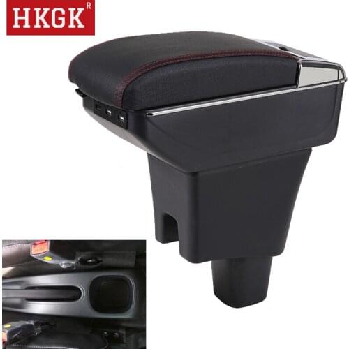 Armrest box For perodua Axia central Store content Storage box with cup holder ashtray USB Charging car modification accessories